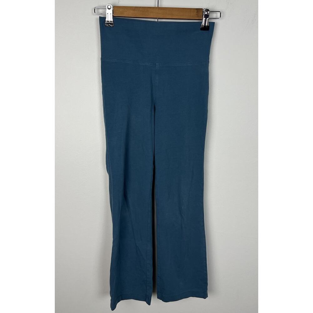 Hanna Andersson Blue Cotton Stretch Leggings Size 6-7 120cm Girl Kid Child